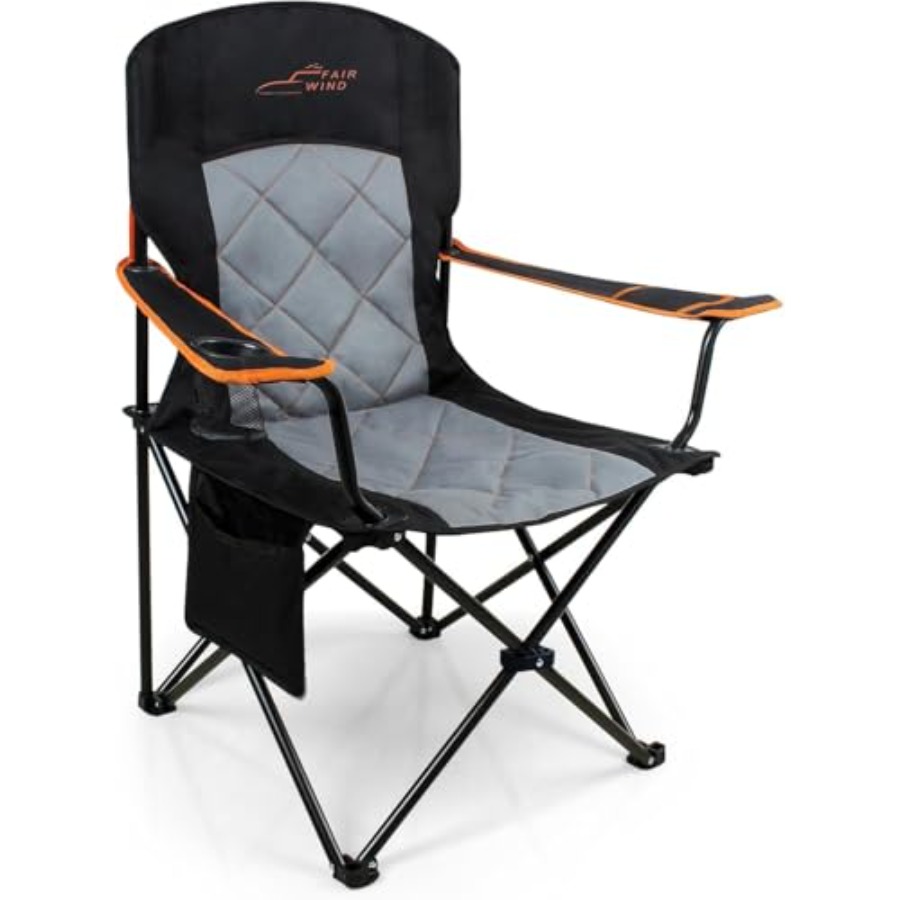 Camping Quad - Oversized Fully Padded Camping Chair, Heavy