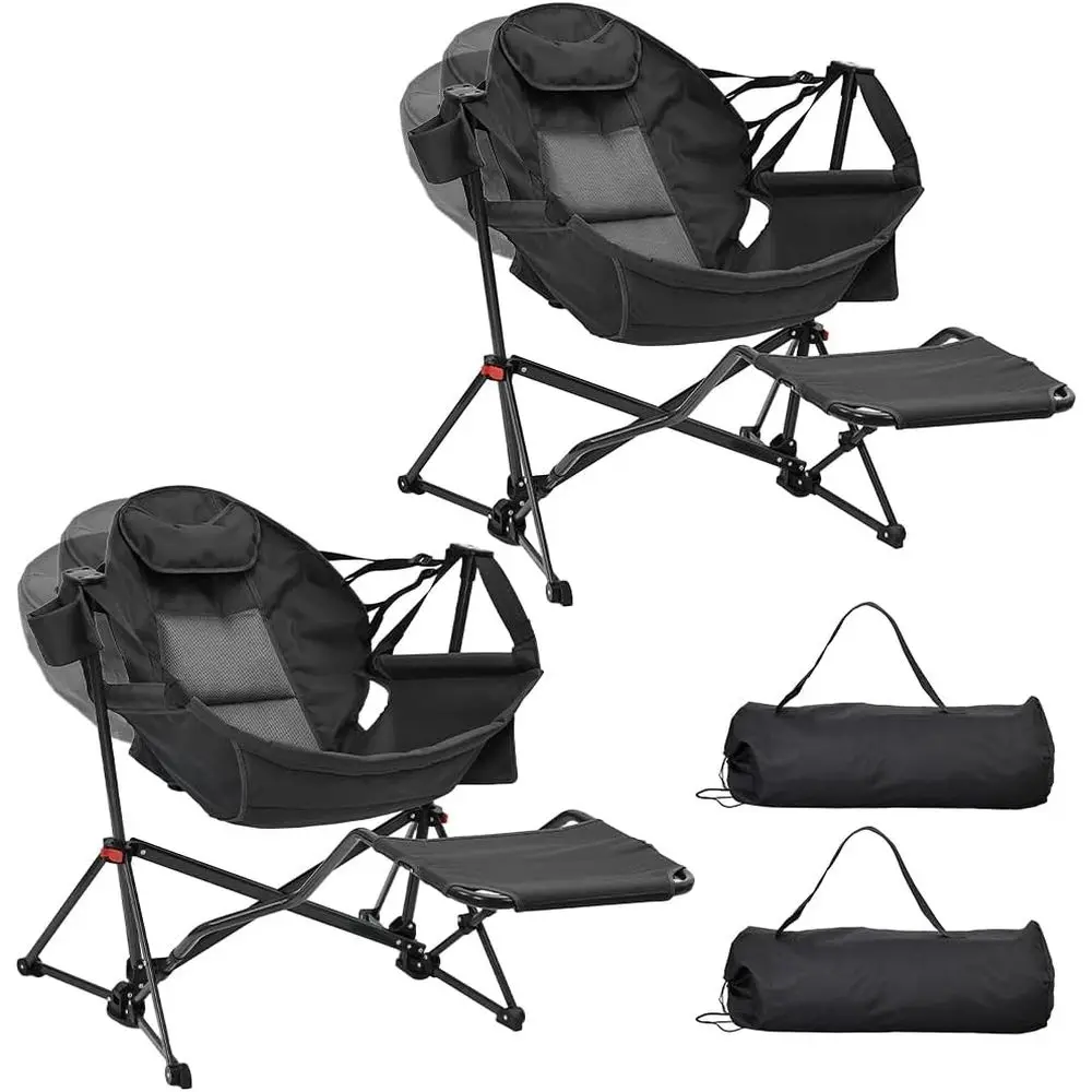 Outdoor Camping Hammock Chair - Portable Heavy-Duty Rocking Hammock Chairs with