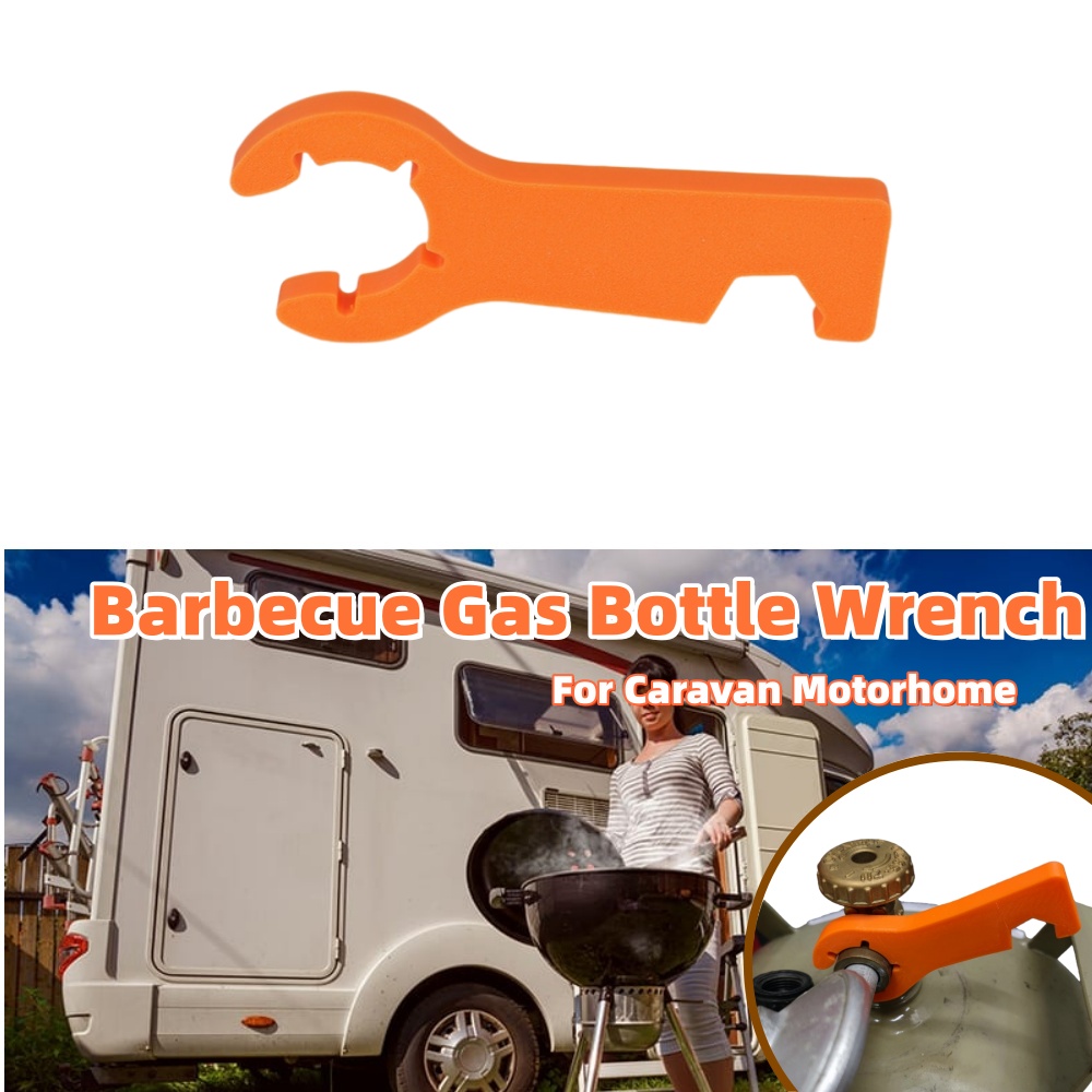 Outdoor Camping Grill - Caravan Gas Bottle Wrench RV Grill