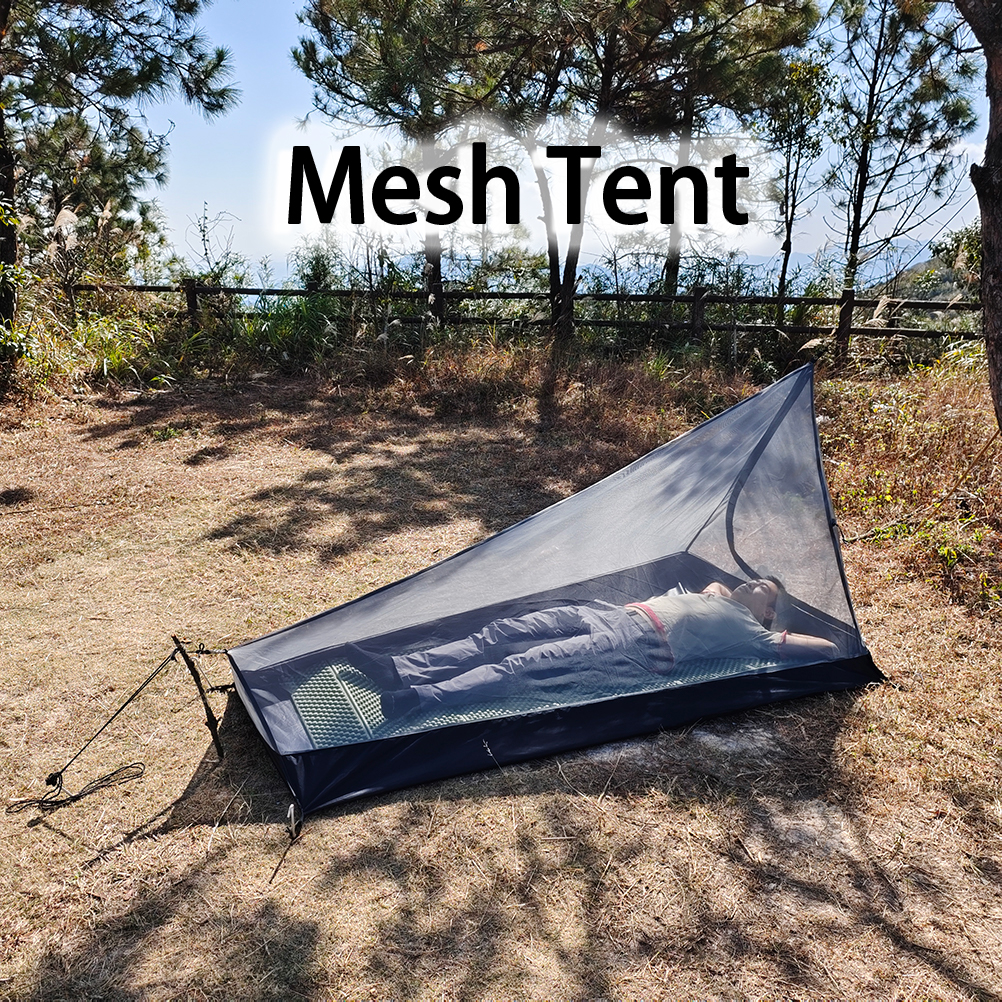 Outdoor Camping Solo - A-Tower Mesh Tent Outdoor Backpacking Camping