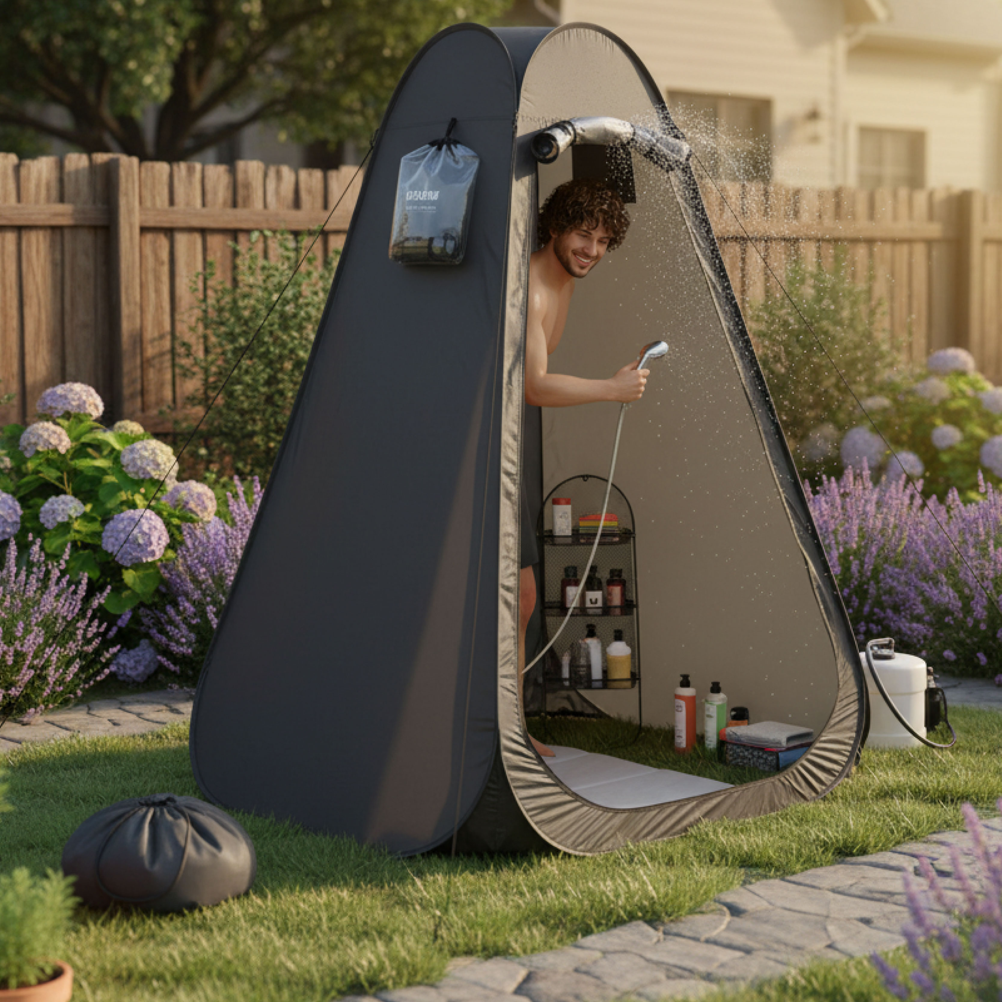 Outdoor Camping Bathroom - Portable Pop-Up Privacy Tent Outdoor Shower