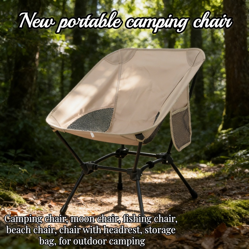 Outdoor Camping Hammock Chair - Beach Fishing Stool Portable Folding Camping