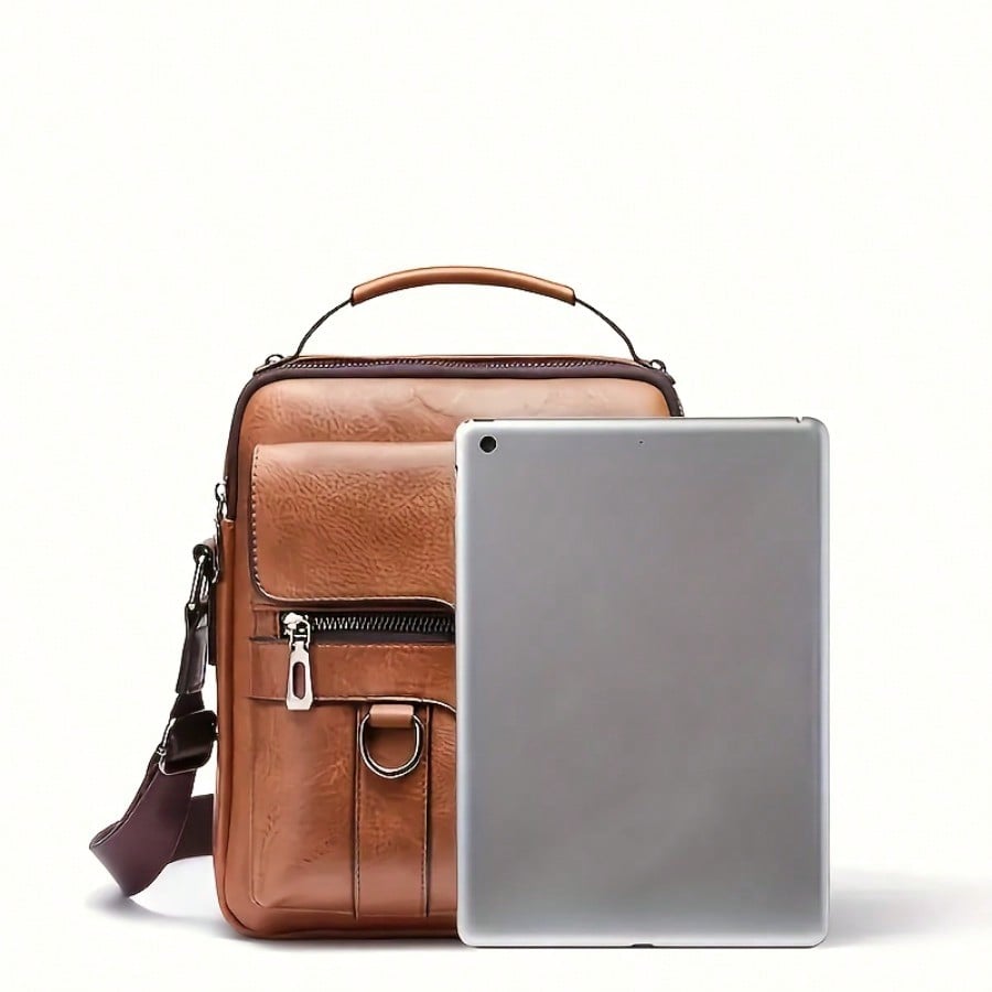 Urban Outdoor Camping - Outdoor-Friendly Vintage PU Leather Unisex Crossbody