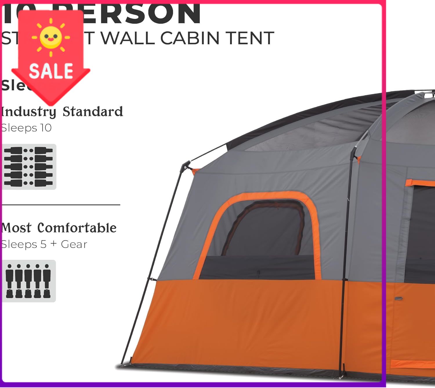 Outdoor Camping Tents For Sale - Sale price Tent for Family Camping