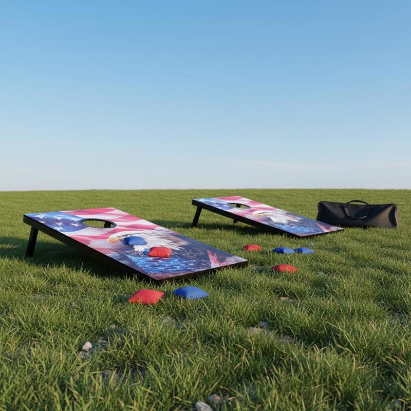 Outdoor Camping Games For Adults - Bean Bag Toss Game 3x2 ft