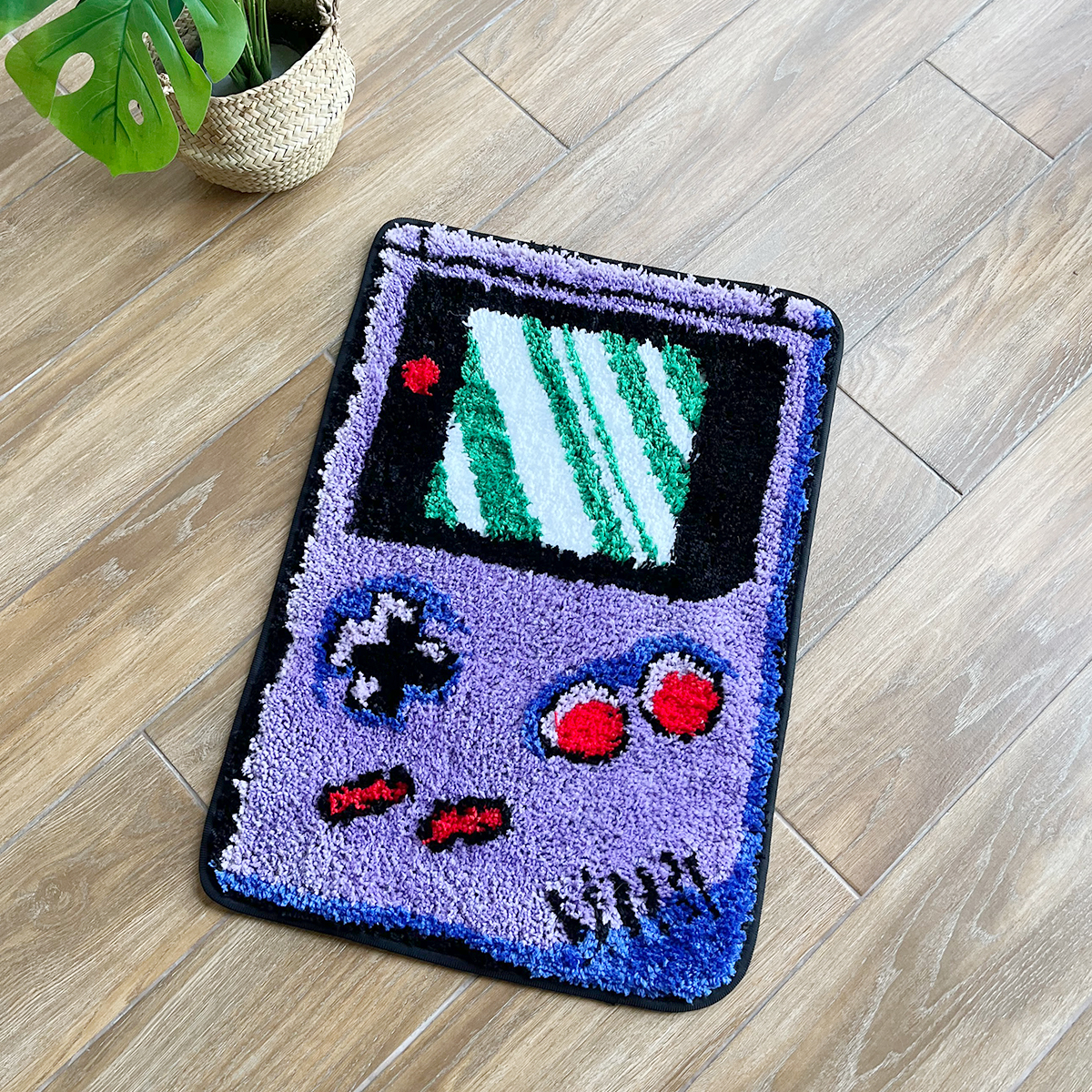 Outdoor Camping Games For Adults - Purple Games Console Tufted Rug Funny