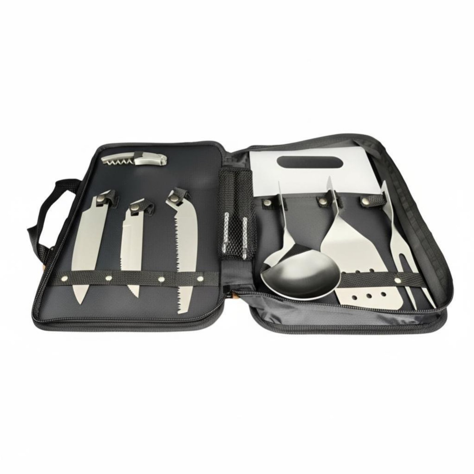 Outdoor Camping Kitchen Set - Outdoor Cooking Utensil Set, Portable Stainless