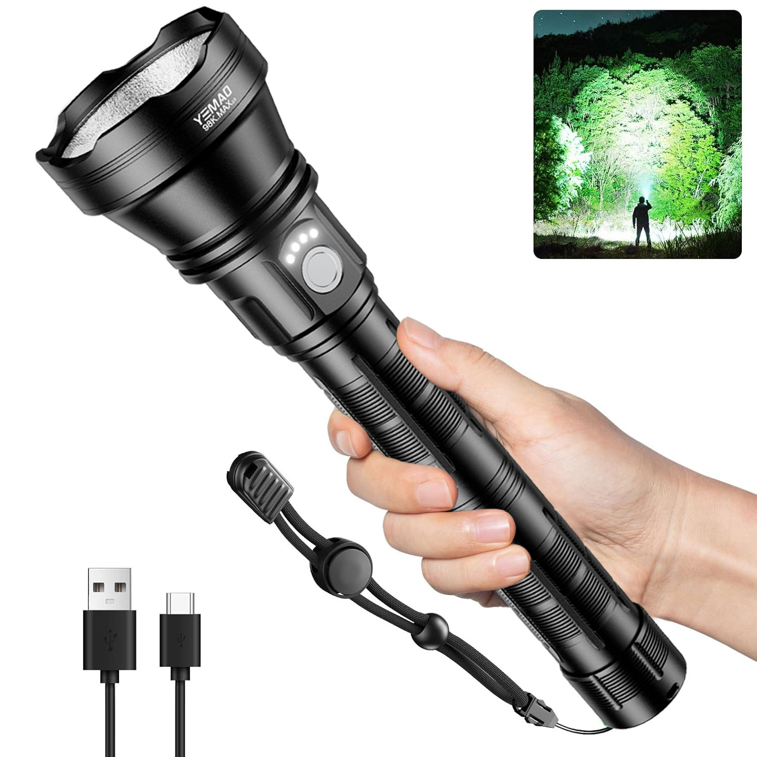 YM-98K 2.0 PROMAX 5200LM Super – Outdoor Camping Lighting Bewertung und Preis