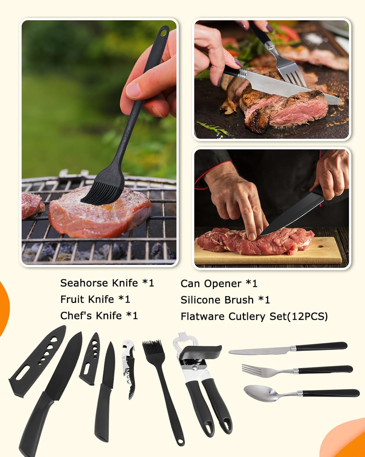 45-Piece Camping Cookware Set  – Outdoor Camping Kitchen Set Bewertung und Preis