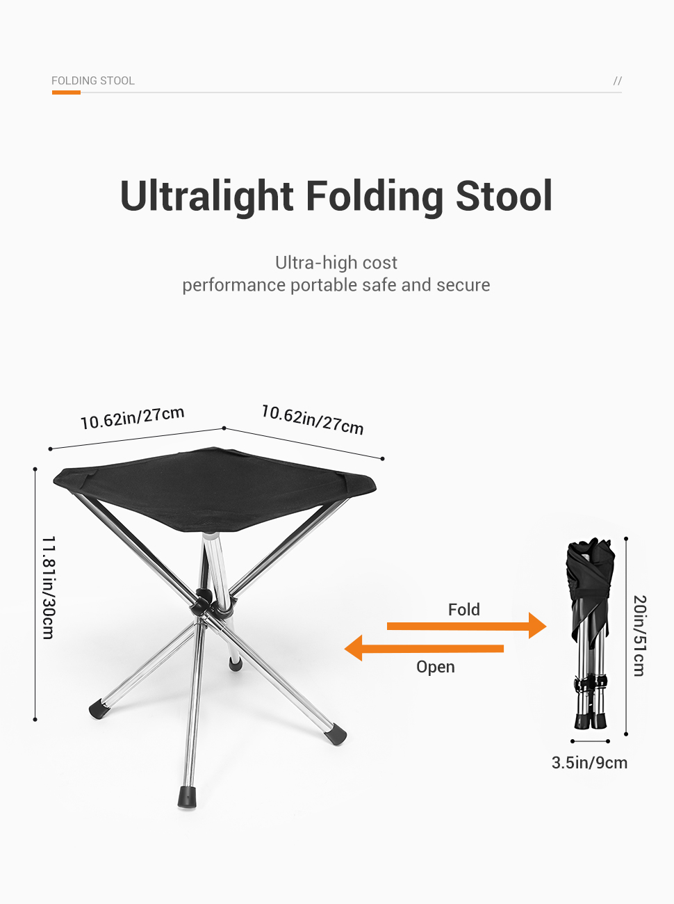 WESTTUNE Portable Folding Stoo – Outdoor Camping Hammock Chair Bewertung und Preis