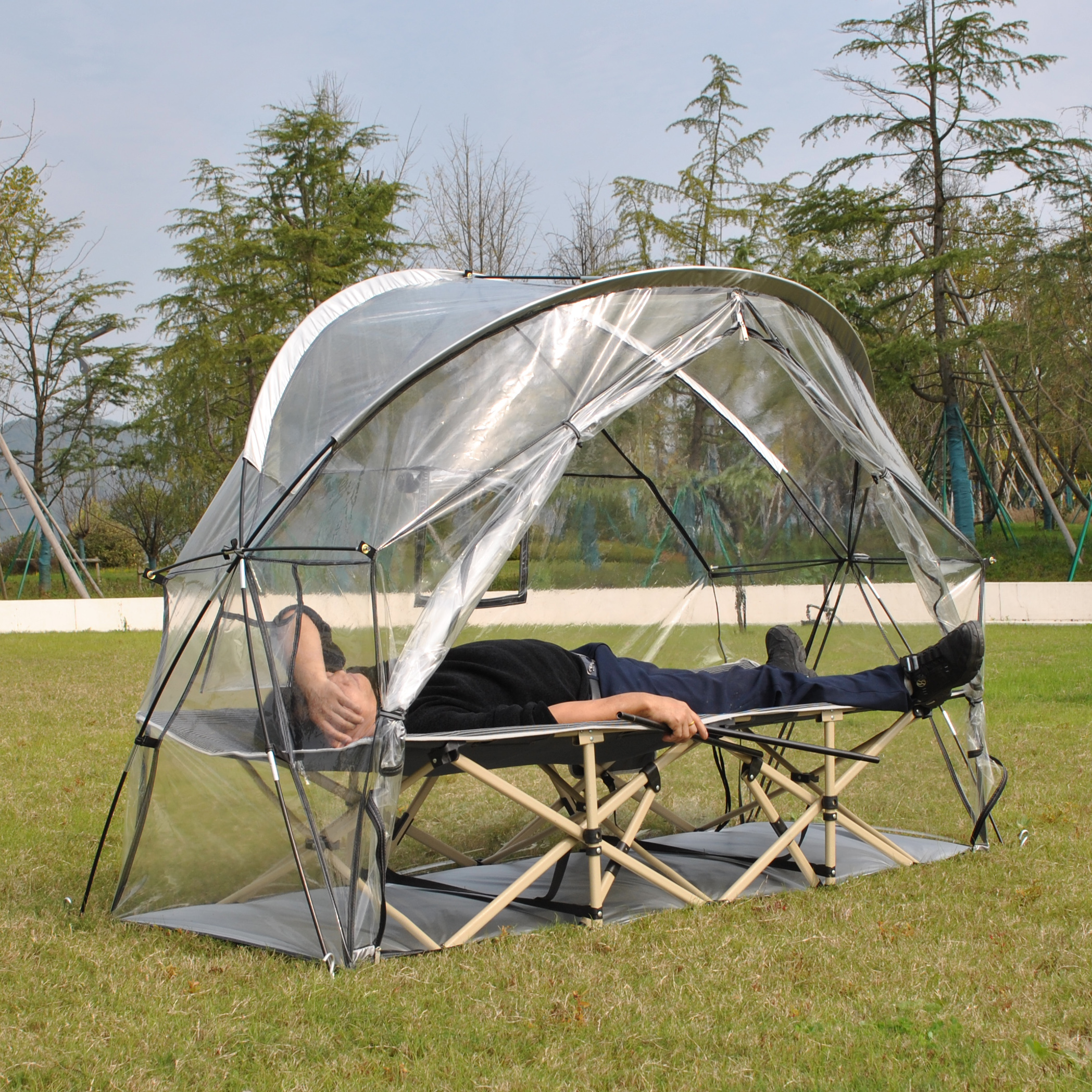 Transparent PVC Four-Season So – Outdoor Camping Solo Bewertung und Preis