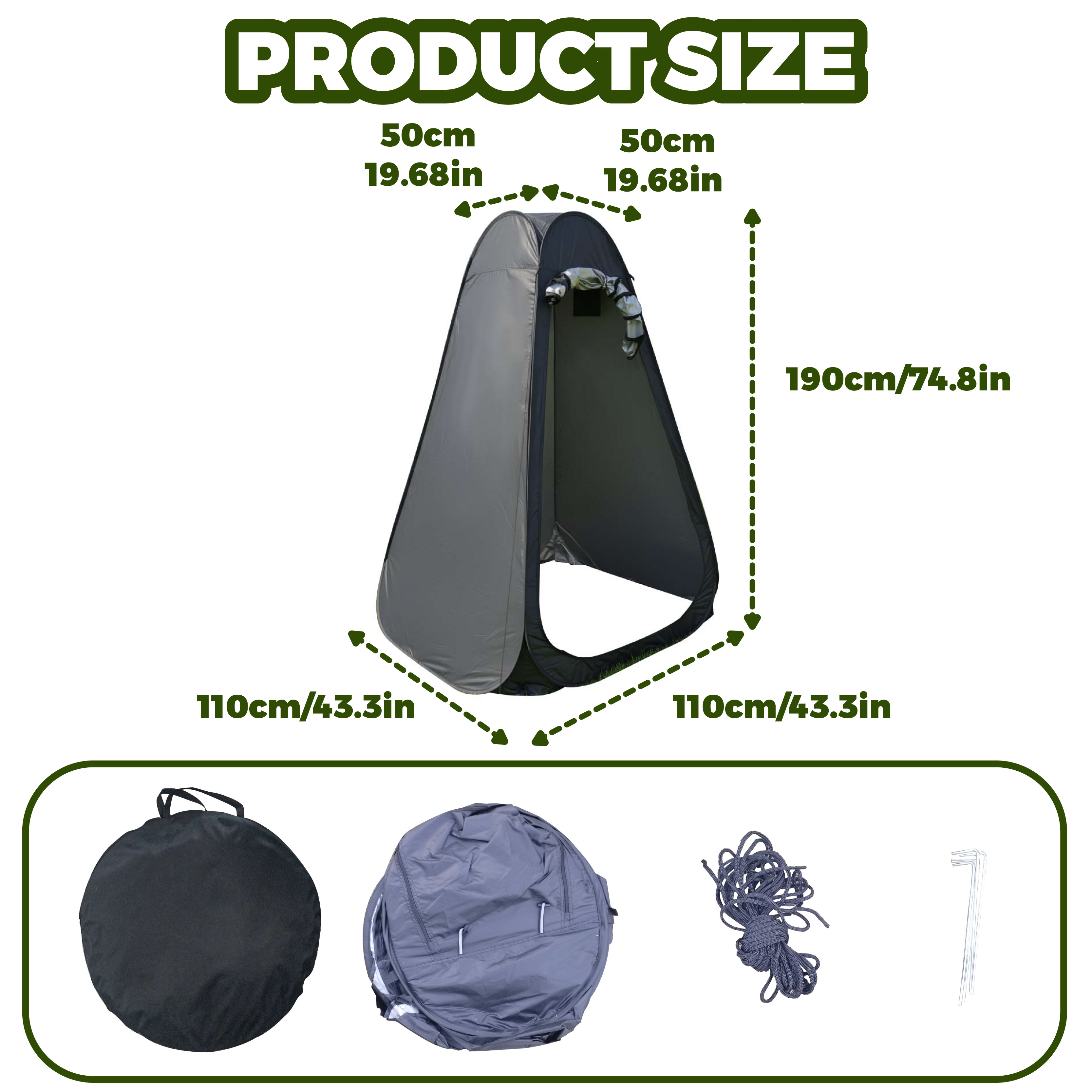 Portable Pop-Up Privacy Tent O – Outdoor Camping Bathroom Bewertung und Preis