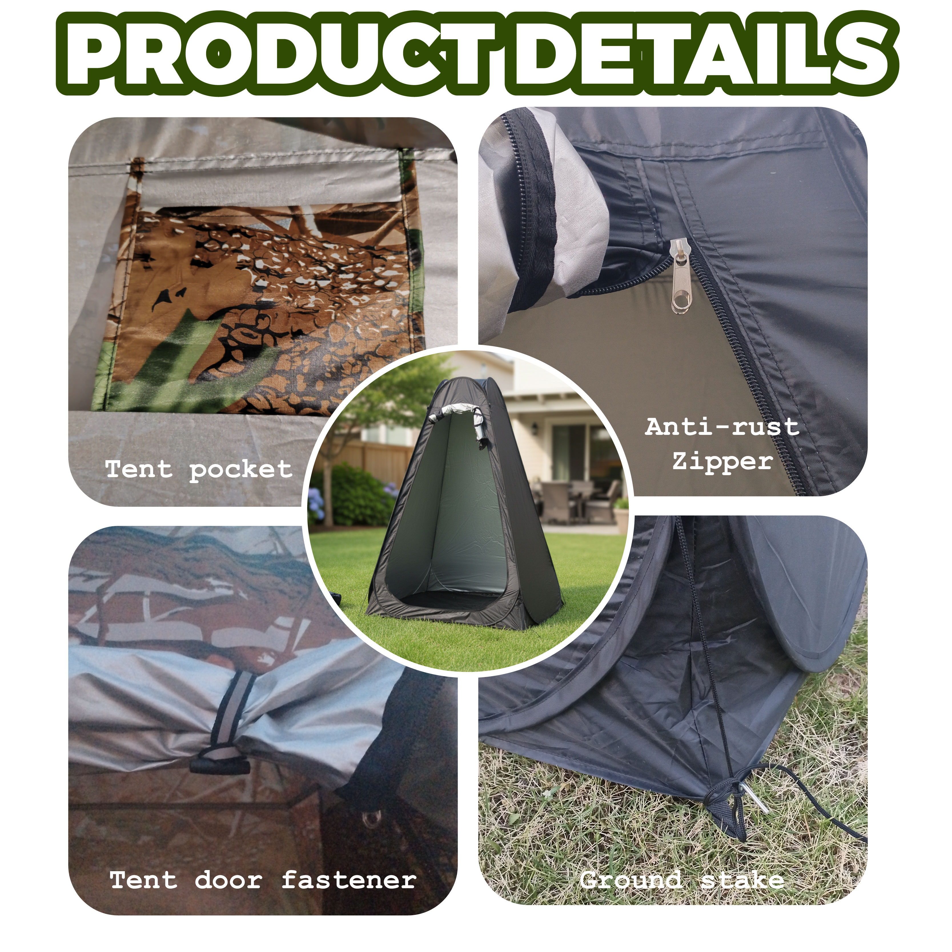 Portable Pop-Up Privacy Tent O – Outdoor Camping Bathroom Bewertung und Preis