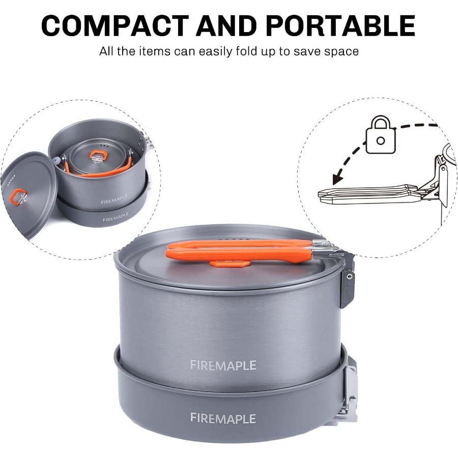 Fire-Maple Feast 4 Piece Campi – Cooking Outdoor Camping Bewertung und Preis