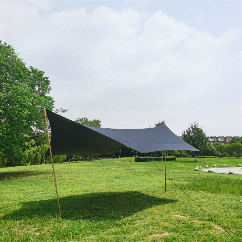 High Quality MCETO 4X5M Black  – Waterproof Tarp Shelter Bewertung und Preis