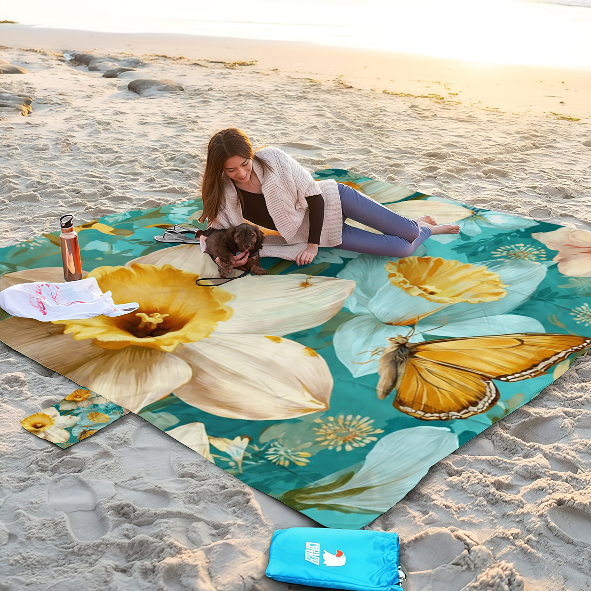 200x200cm Jasmine Flower Beach – Outdoor Camping Mats Large Bewertung und Preis