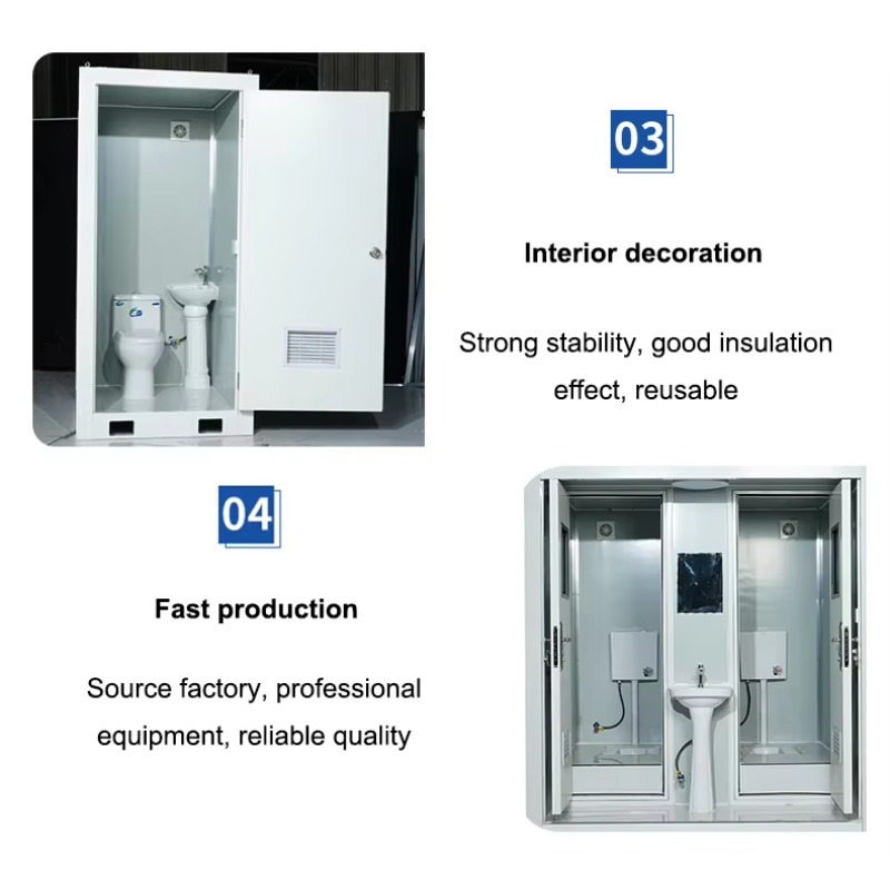 Movable Simple Bathroom Portab – Outdoor Camping Bathroom Bewertung und Preis