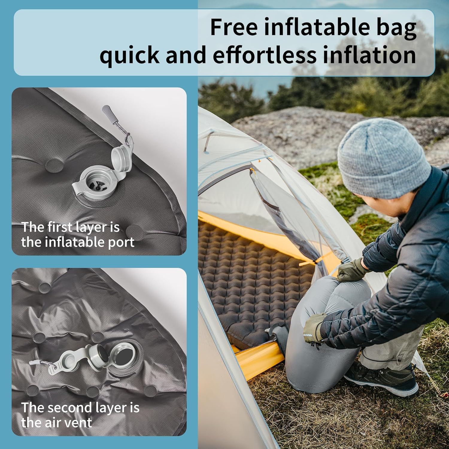 Naturehike R6.5 Inflatable Mat – Ultralight Ground Sheet Bewertung und Preis