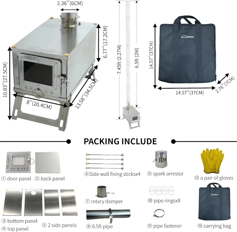 【Popular】DANCHEL S1 Foldable T – Cooking Outdoor Camping Bewertung und Preis