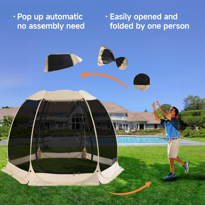 Hot Sale 6 Sided Mesh Screen P – Outdoor Camping Tents For Sale Bewertung und Preis