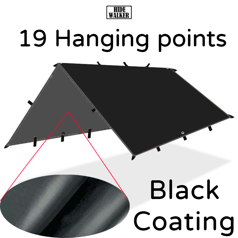 19 Hanging Points Black Coatin – Waterproof Tarp Shelter Bewertung und Preis