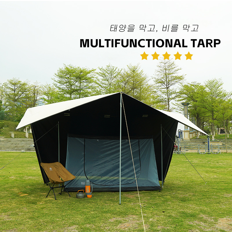 19 Hanging Points Black Coatin – Waterproof Tarp Shelter Bewertung und Preis