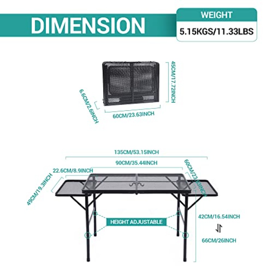 Folding Grill Table, Camping T – Outdoor Camping Grill Bewertung und Preis