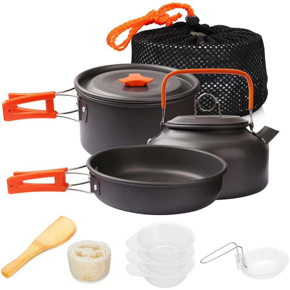 1pcs/1set Camping Cookware Kit – Outdoor Camping Kitchen Set Bewertung und Preis