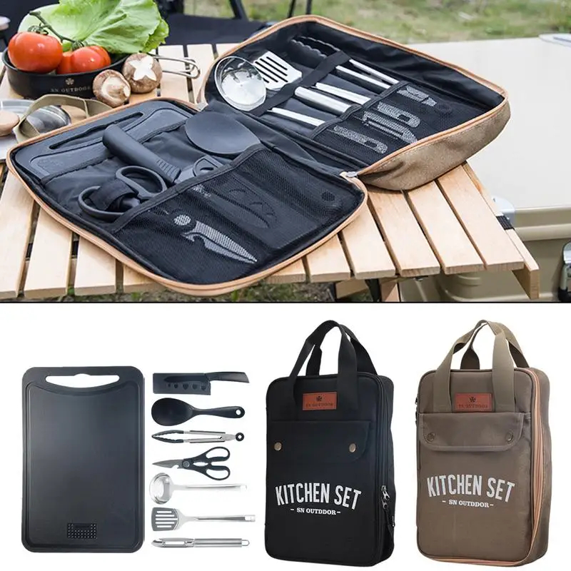 8pcs Camping Kitchen Cookware  – Outdoor Camping Kitchen Set Bewertung und Preis