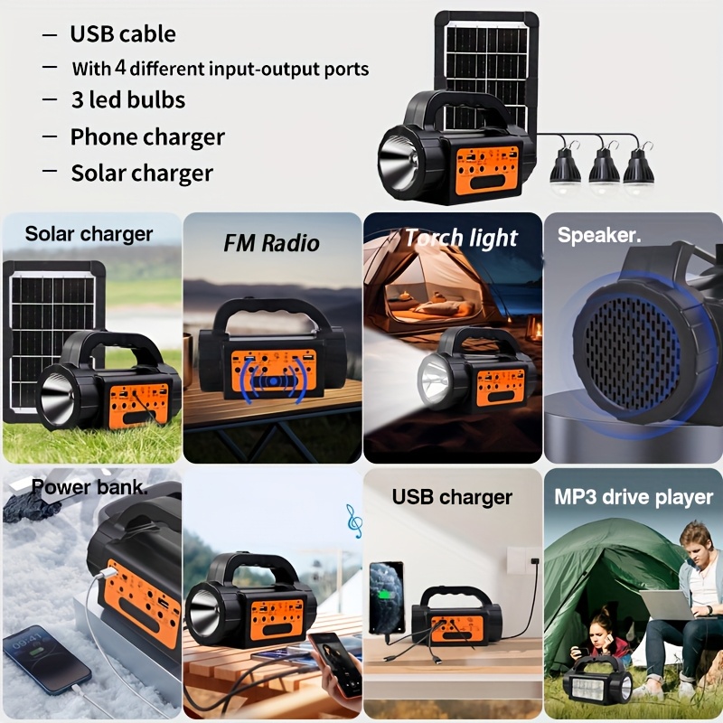 Solar Rechargeable Camping Lig – Outdoor Camping Lighting Bewertung und Preis