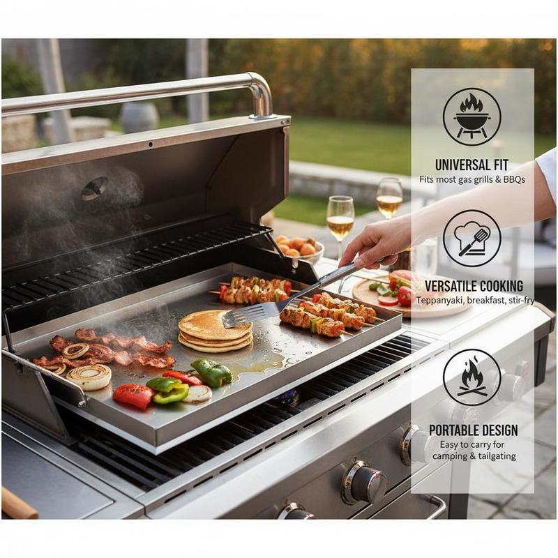 Flat Top Grill Plate 23x16 inc – Outdoor Camping Grill Bewertung und Preis