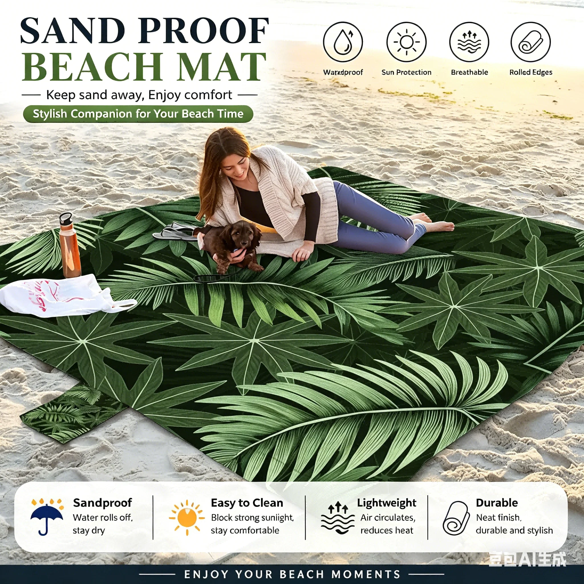 200x240 Beach Mat Sandproof Wa – Outdoor Camping Mats Large Bewertung und Preis