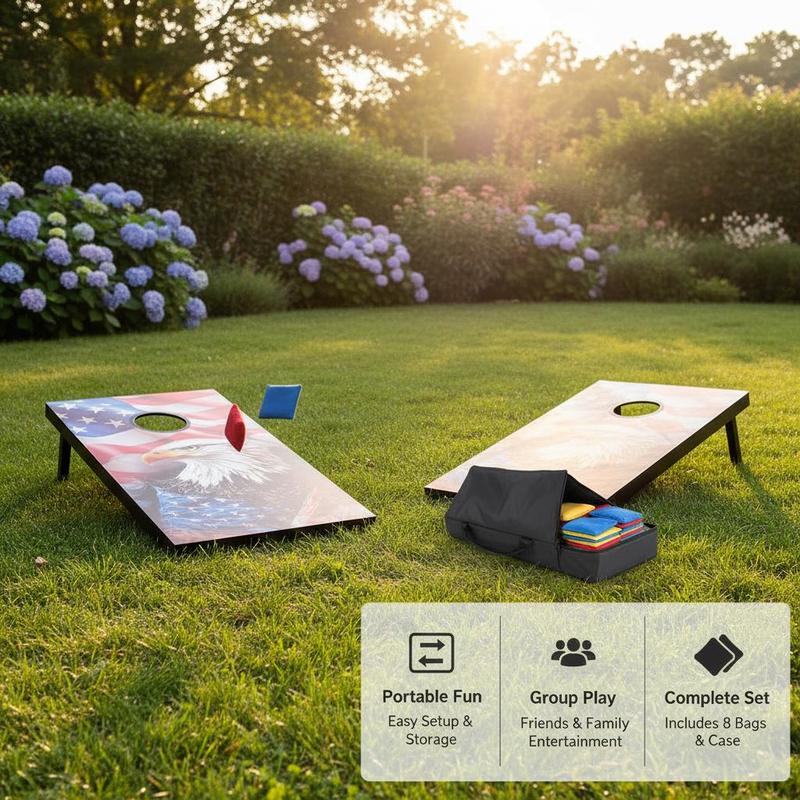 Bean Bag Toss Game 3x2 ft For  – Outdoor Camping Games For Adults Bewertung und Preis