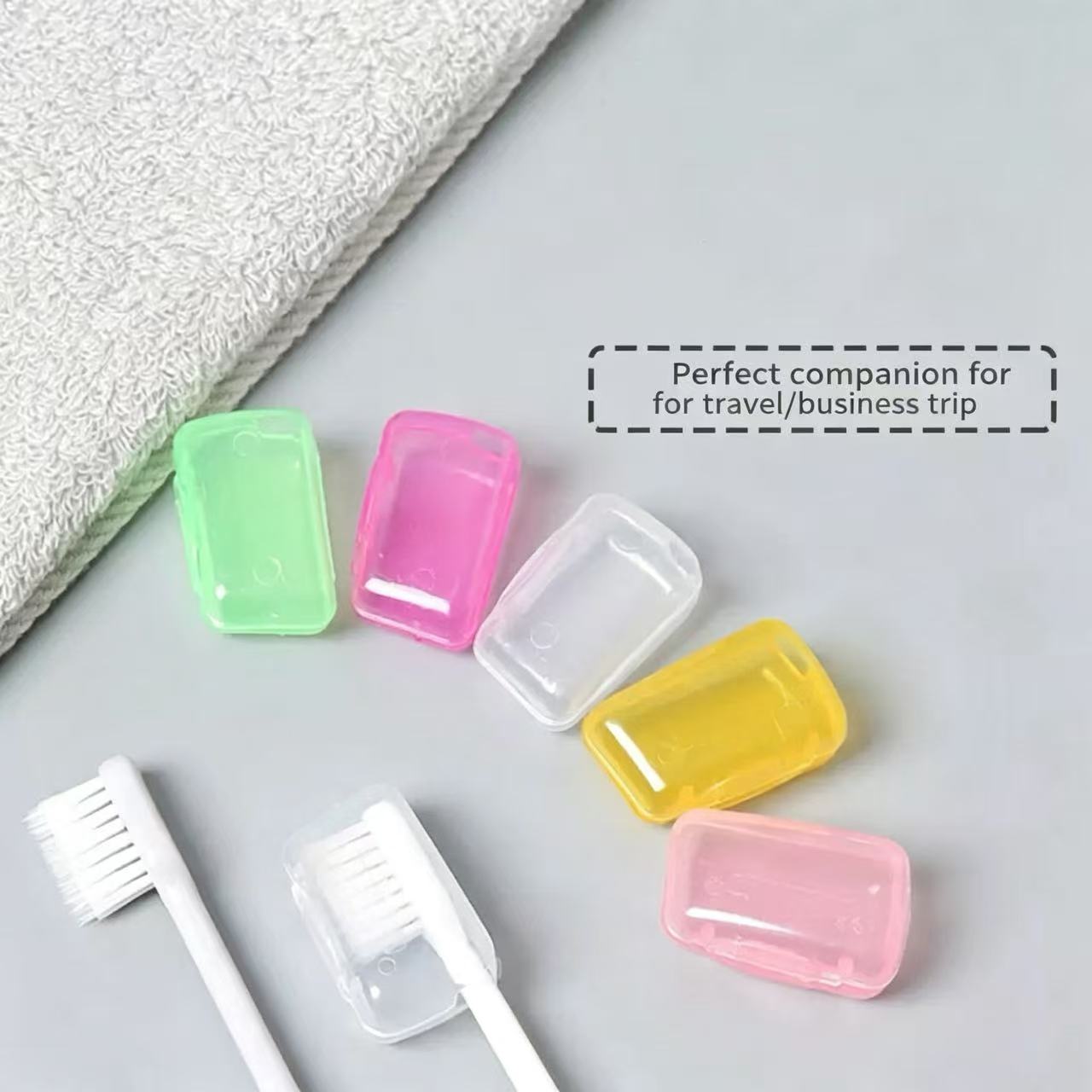 5pcs Portable Toothbrush Head  – Outdoor Camping Bathroom Bewertung und Preis