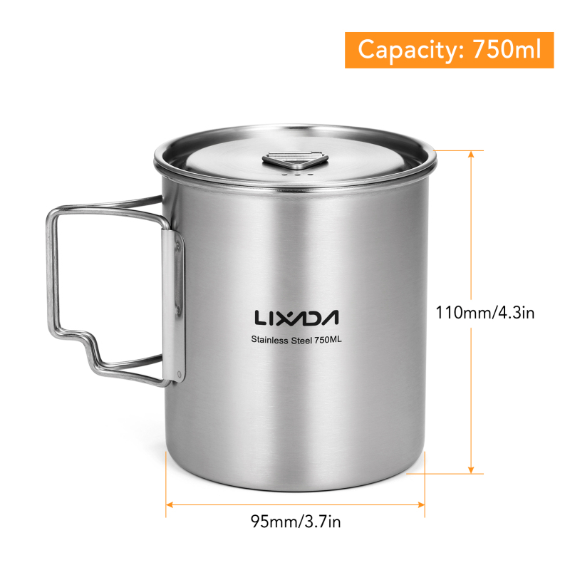 Lixada 750ml Cup Outdoor Stain – Outdoor Camping Kitchen Set Bewertung und Preis