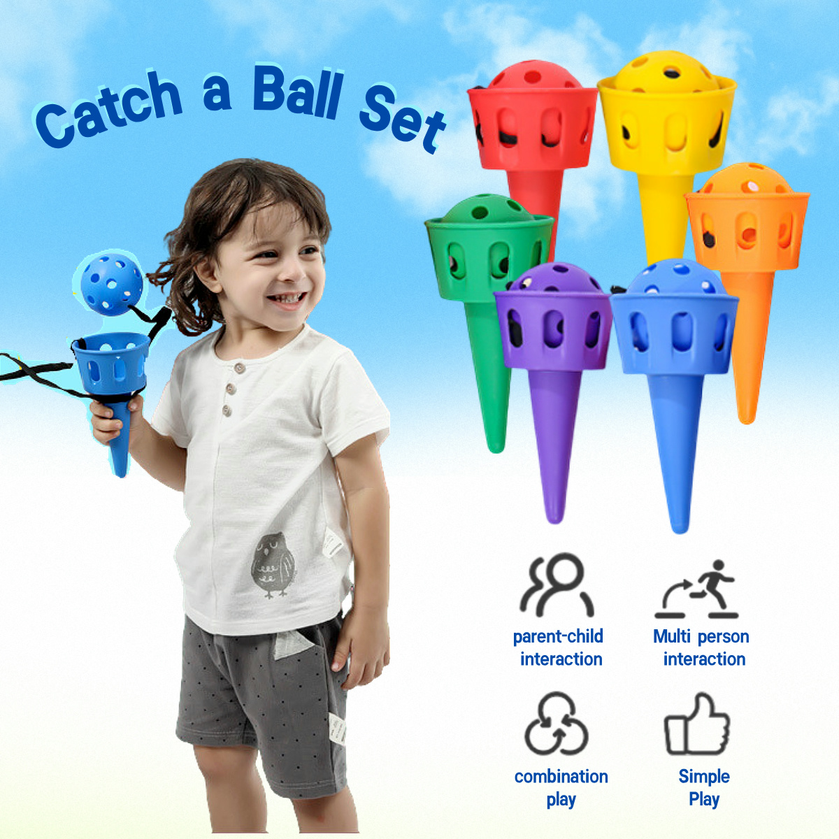 6pcs Catch a Ball Set,Champion – Outdoor Camping Games For Adults Bewertung und Preis