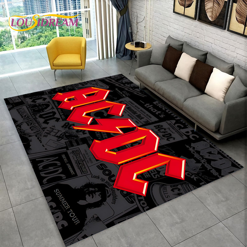 AC/DC Rock Band Area Rug Large – Outdoor Camping Mats Large Bewertung und Preis