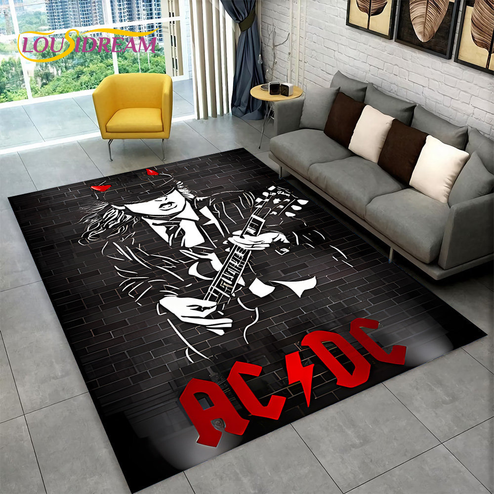 AC/DC Rock Band Area Rug Large – Outdoor Camping Mats Large Bewertung und Preis