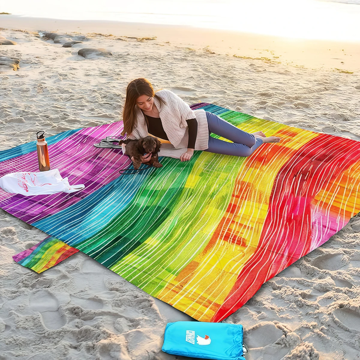 200x240cm Rainbow Beach Mat Sa – Outdoor Camping Mats Large Bewertung und Preis