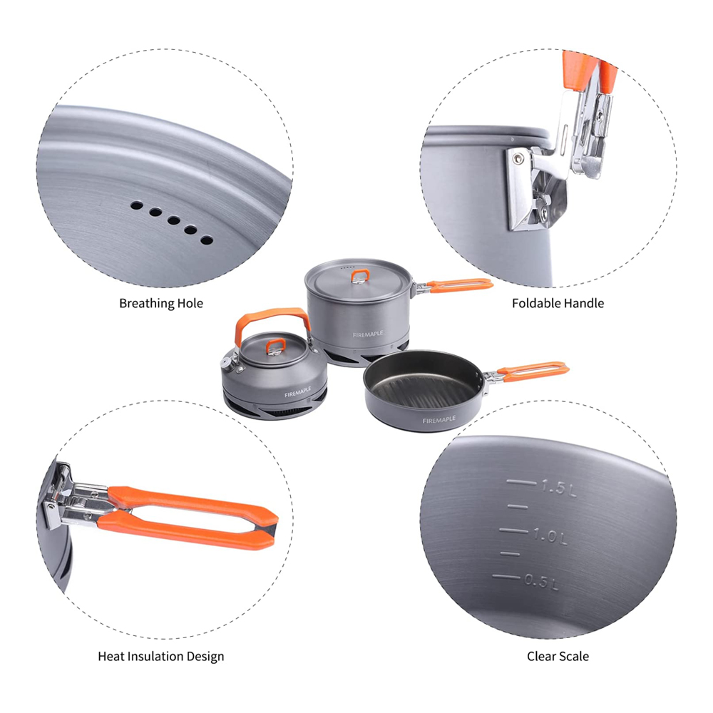 Fire Maple Camping Cookware Ut – Outdoor Camping Kitchen Set Bewertung und Preis