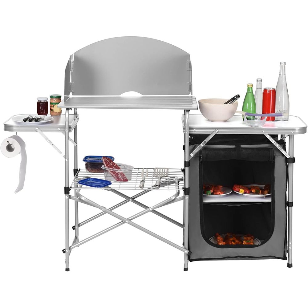 Camping Kitchen Table, Portabl – Cooking Outdoor Camping Bewertung und Preis