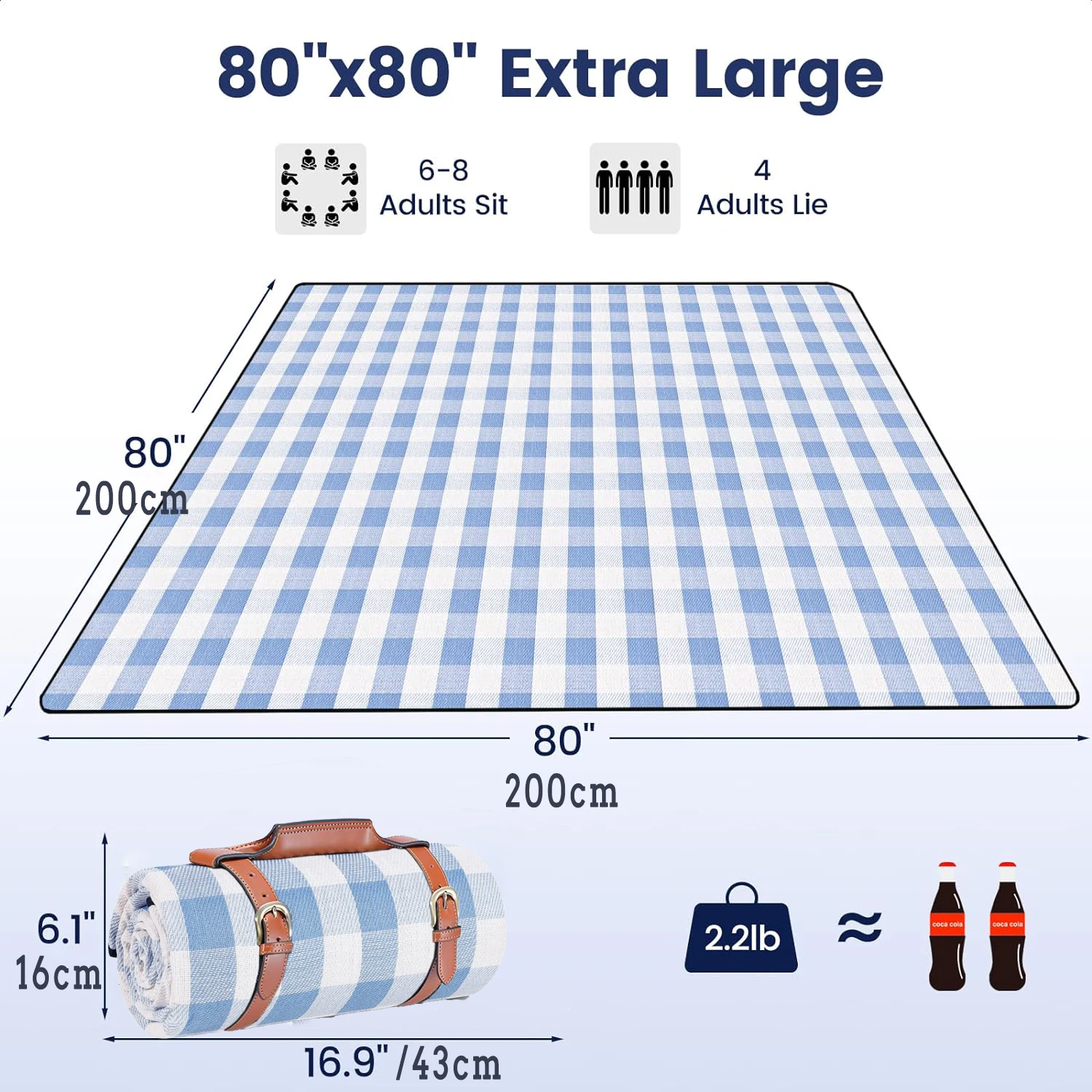 ZHUOHUA Picnic Blanket Extra L – Outdoor Camping Mats Large Bewertung und Preis