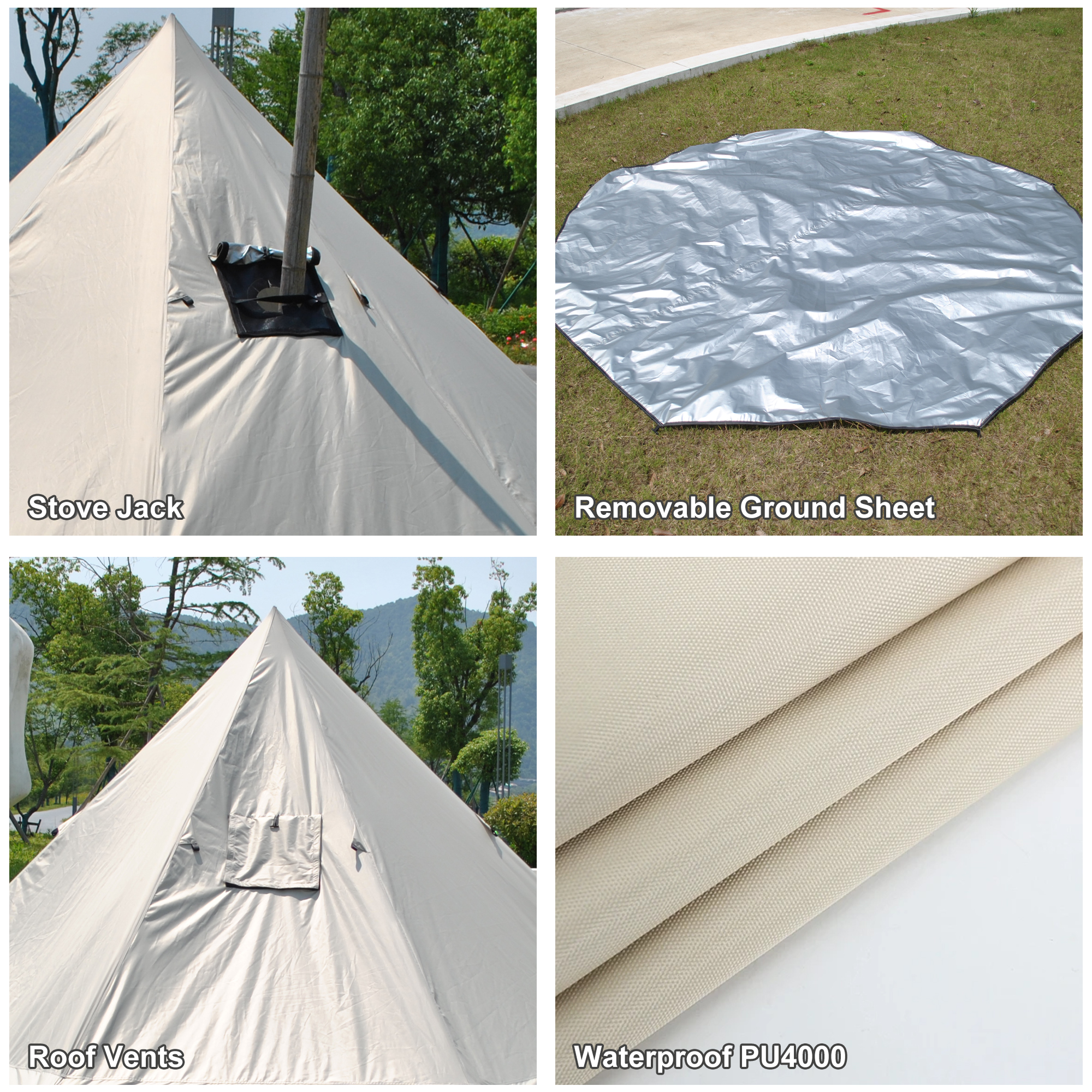6-8 Person Yurt Oxford Pyramid – Outdoor Yurt Camping Bewertung und Preis