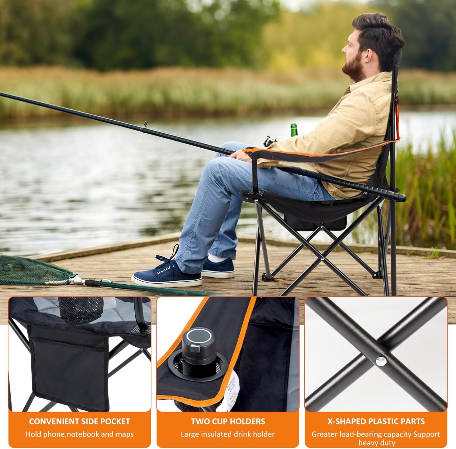 2 Pack Oversized Padded Campin – Camping Quad Bewertung und Preis